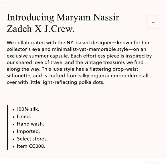 Maryam Nassir Zadeh X J.Crew drop-waist polka dot embroidered silk organza skirt - Picture 11 of 12